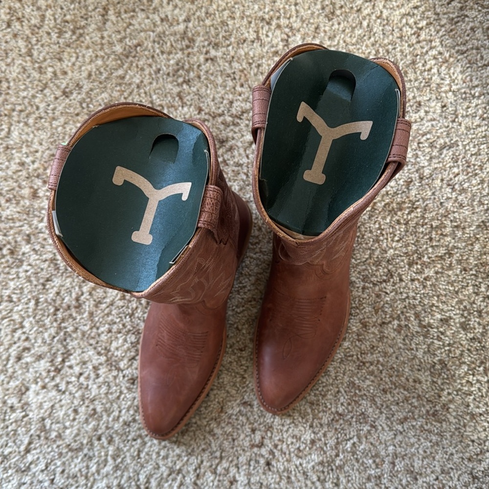 Tecovas Women's Brown Leather Boots - Picture 10 of 15